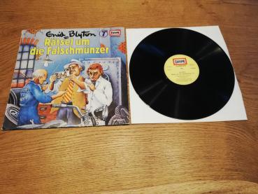 Rätsel um die Falschmünzer Enid Blyton 1980 Europa 115665.9 Deutsche Pressung VG-/VG+